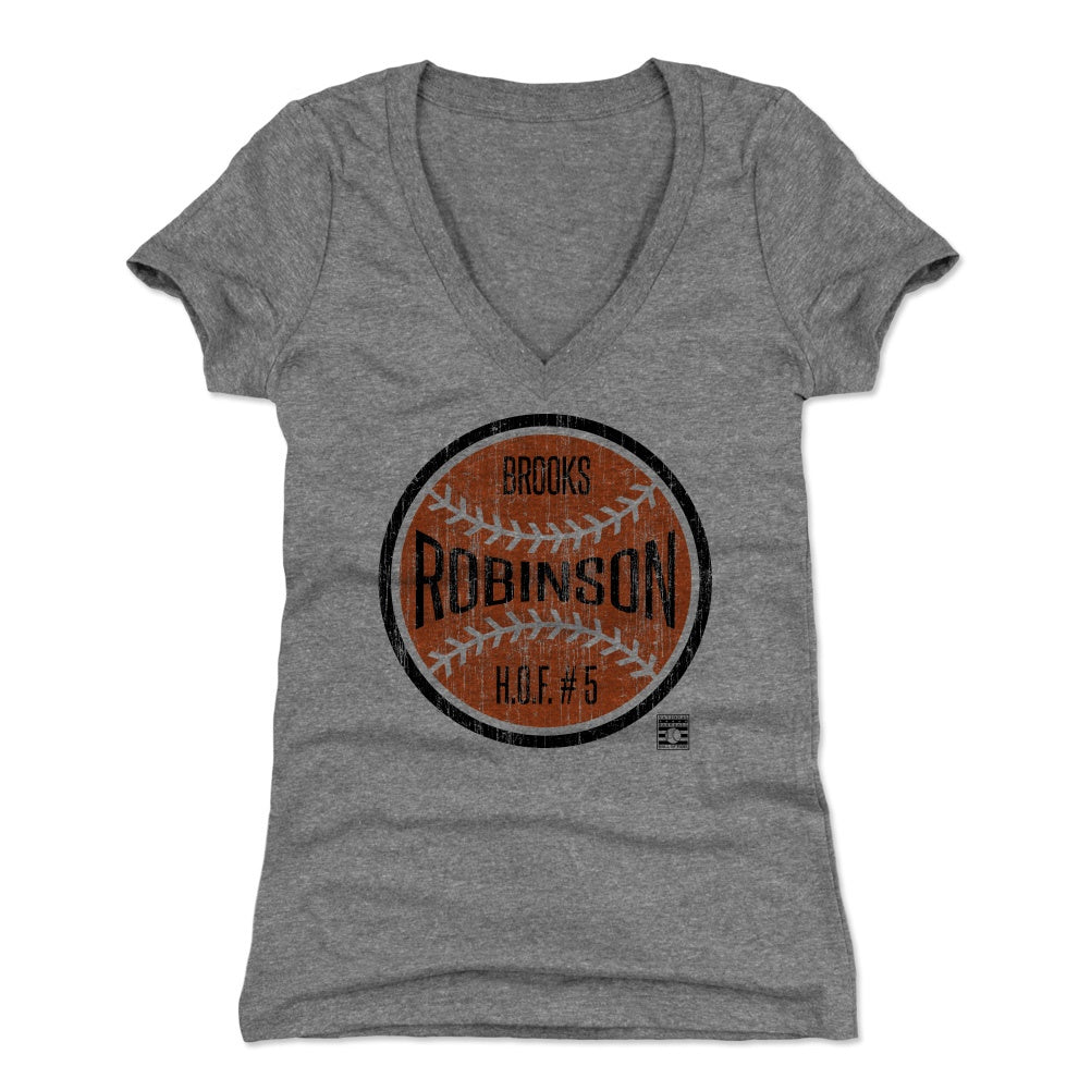 Brooks Robinson Women's V-Neck T-Shirt | 500 LEVEL