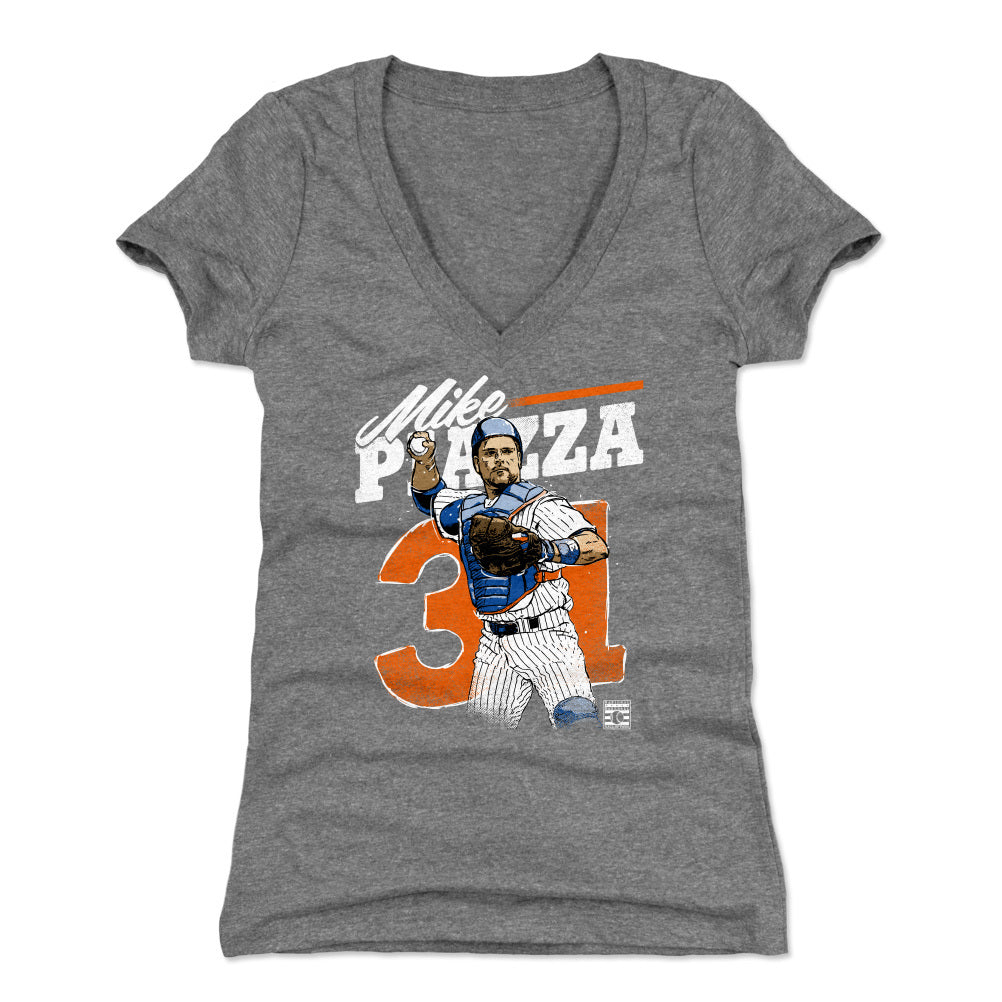 Mike Piazza Women's V-Neck T-Shirt | 500 LEVEL