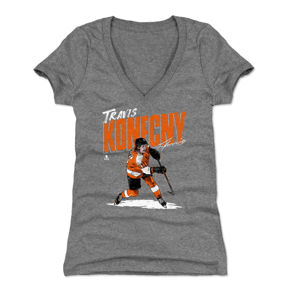 Travis Konecny Women's V-Neck T-Shirt | 500 LEVEL