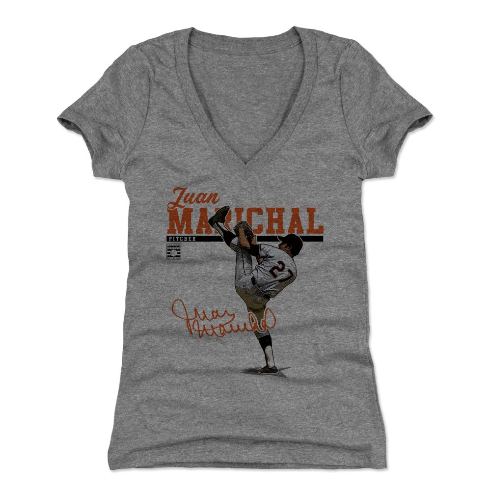 Juan Marichal Women's V-Neck T-Shirt | 500 LEVEL