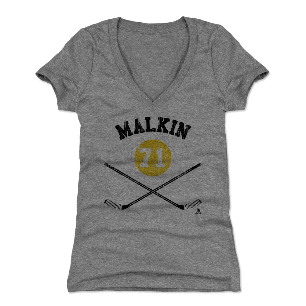 Evgeni Malkin Women's V-Neck T-Shirt | 500 LEVEL