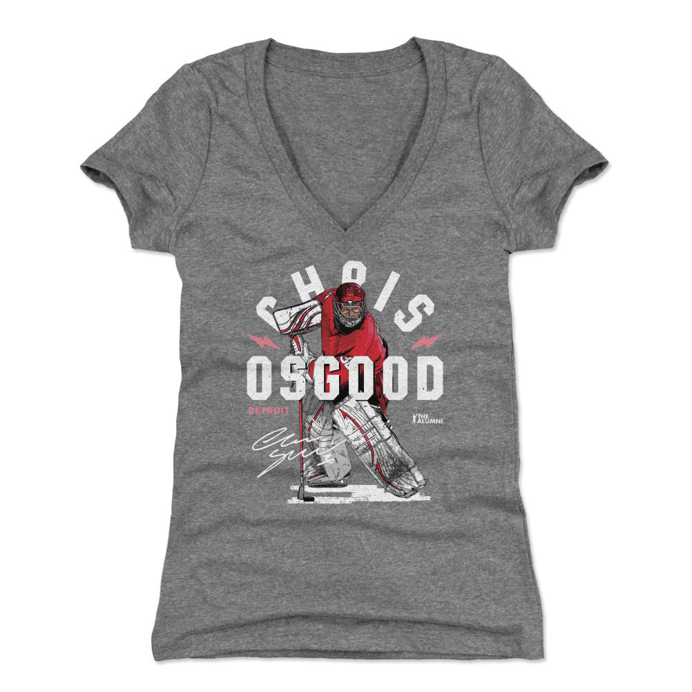 Chris Osgood Women's V-Neck T-Shirt | 500 LEVEL