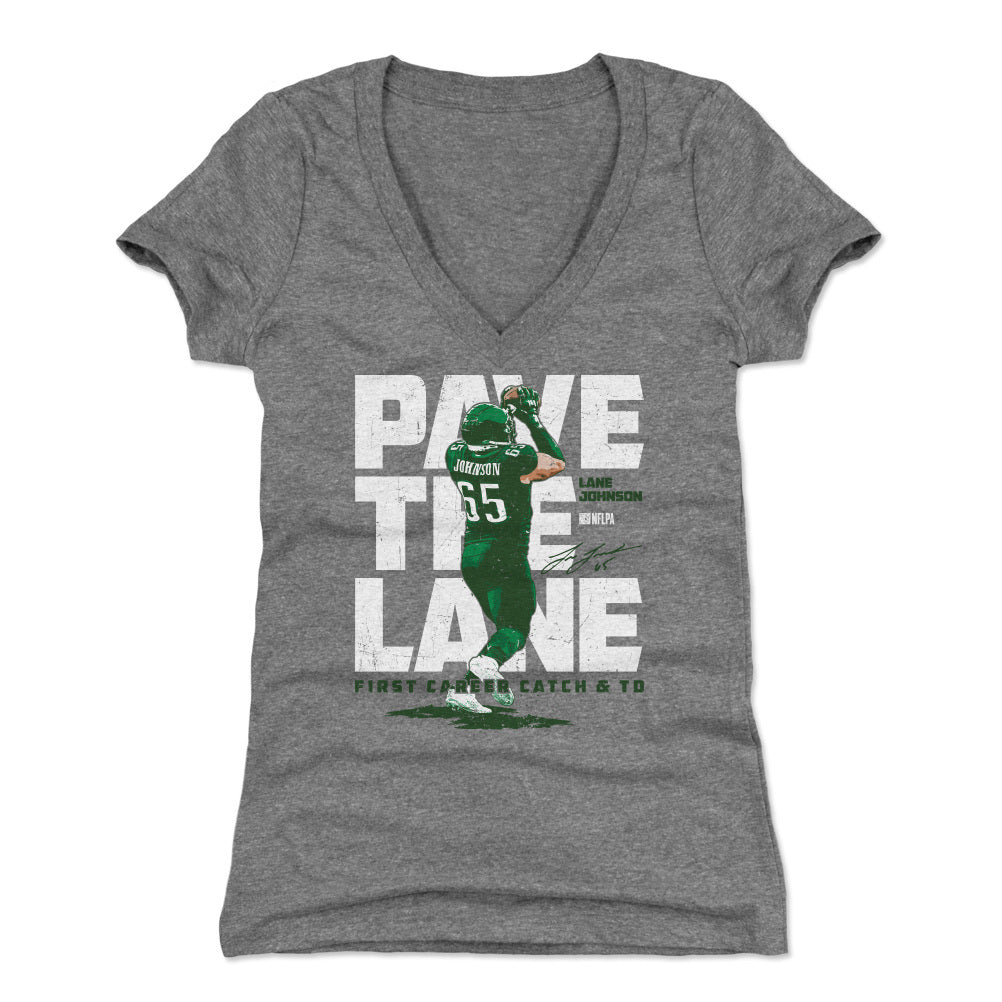 Lane Johnson Women's V-Neck T-Shirt | 500 LEVEL