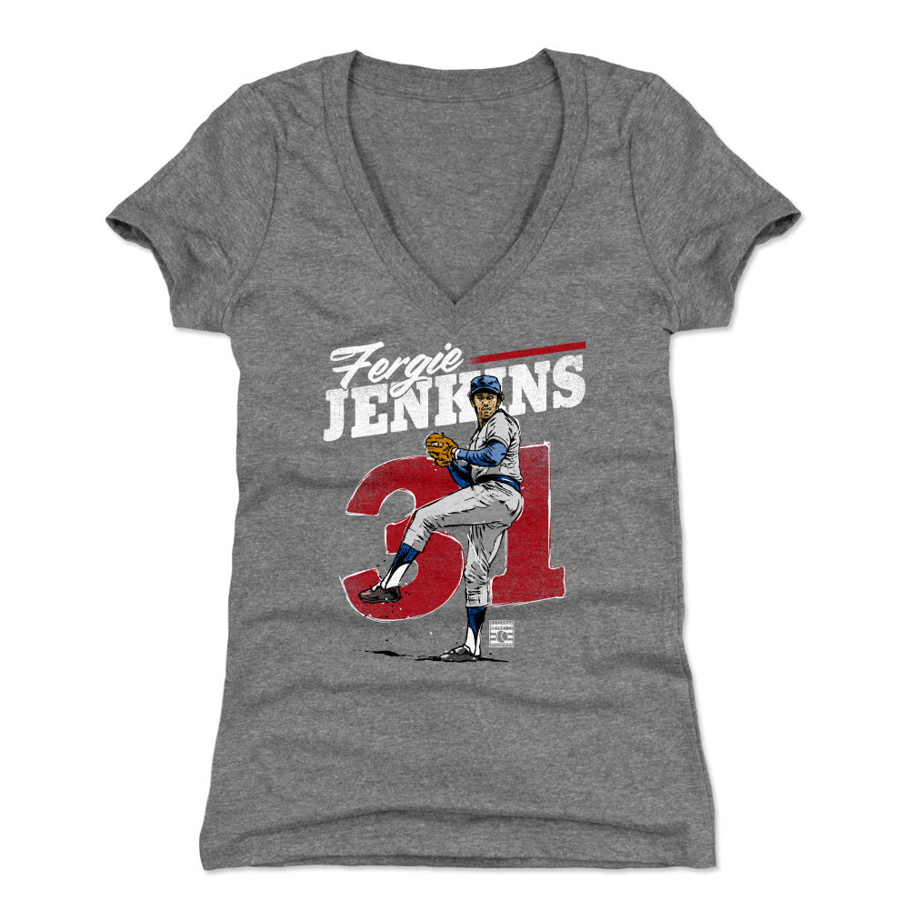 Fergie Jenkins Women's V-Neck T-Shirt | 500 LEVEL
