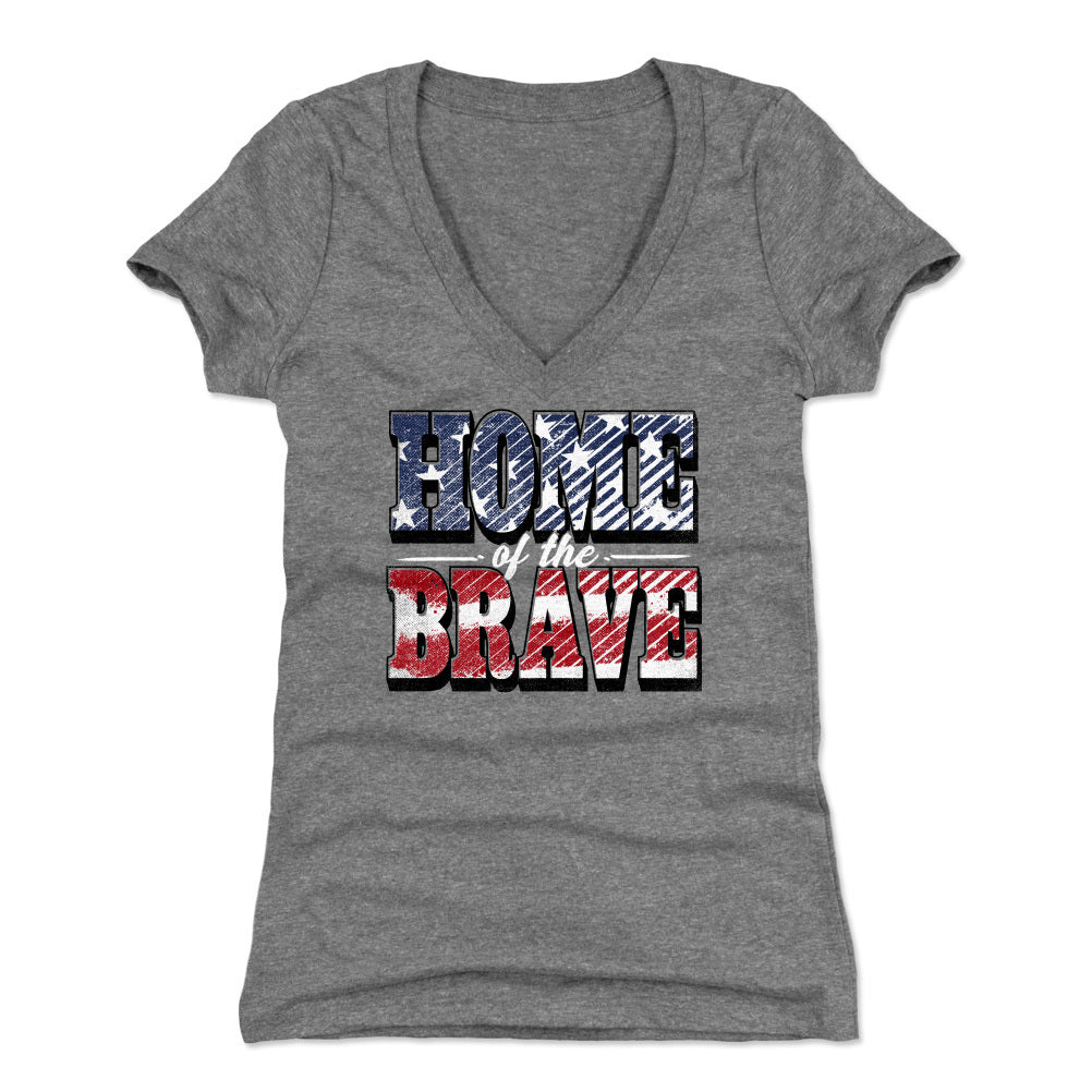 USA Women's V-Neck T-Shirt | 500 LEVEL