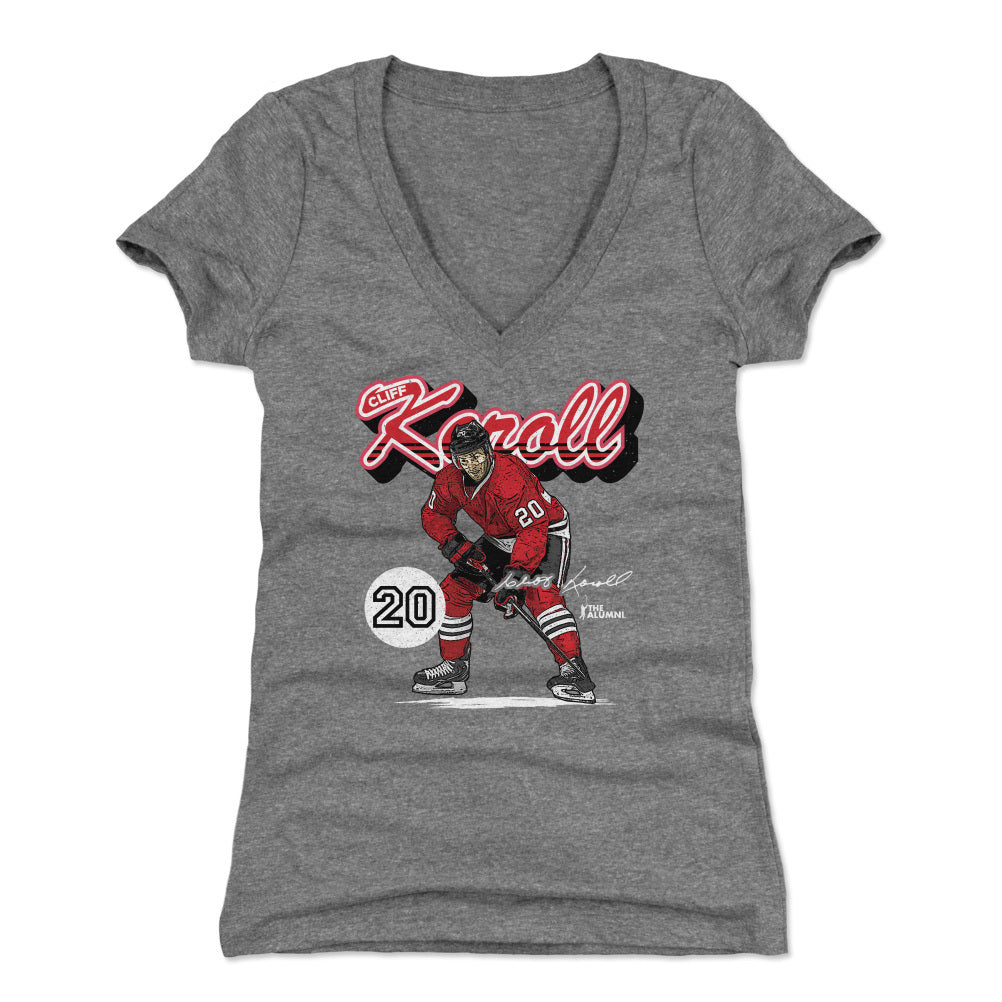 Cliff Koroll Women's V-Neck T-Shirt | 500 LEVEL
