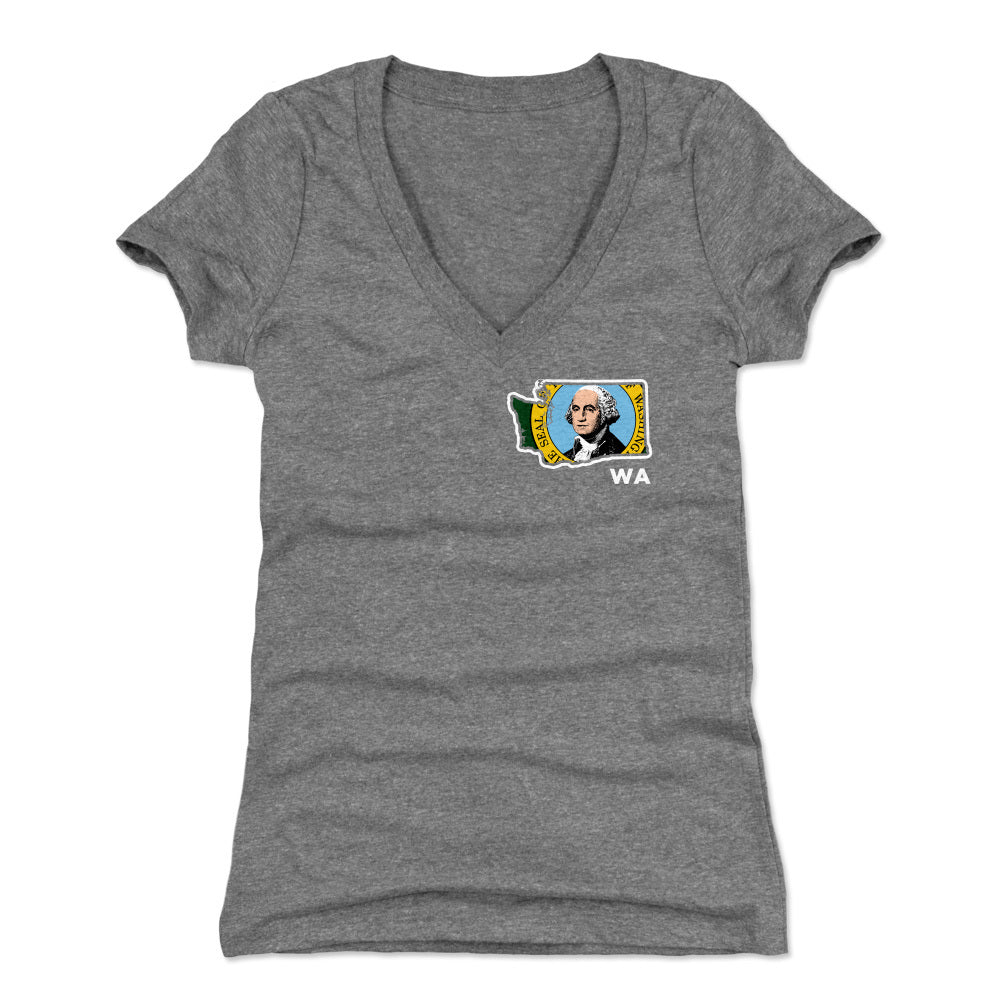 Washington D.C. Women's V-Neck T-Shirt | 500 LEVEL