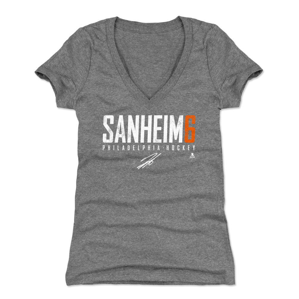 Travis Sanheim Women's V-Neck T-Shirt | 500 LEVEL