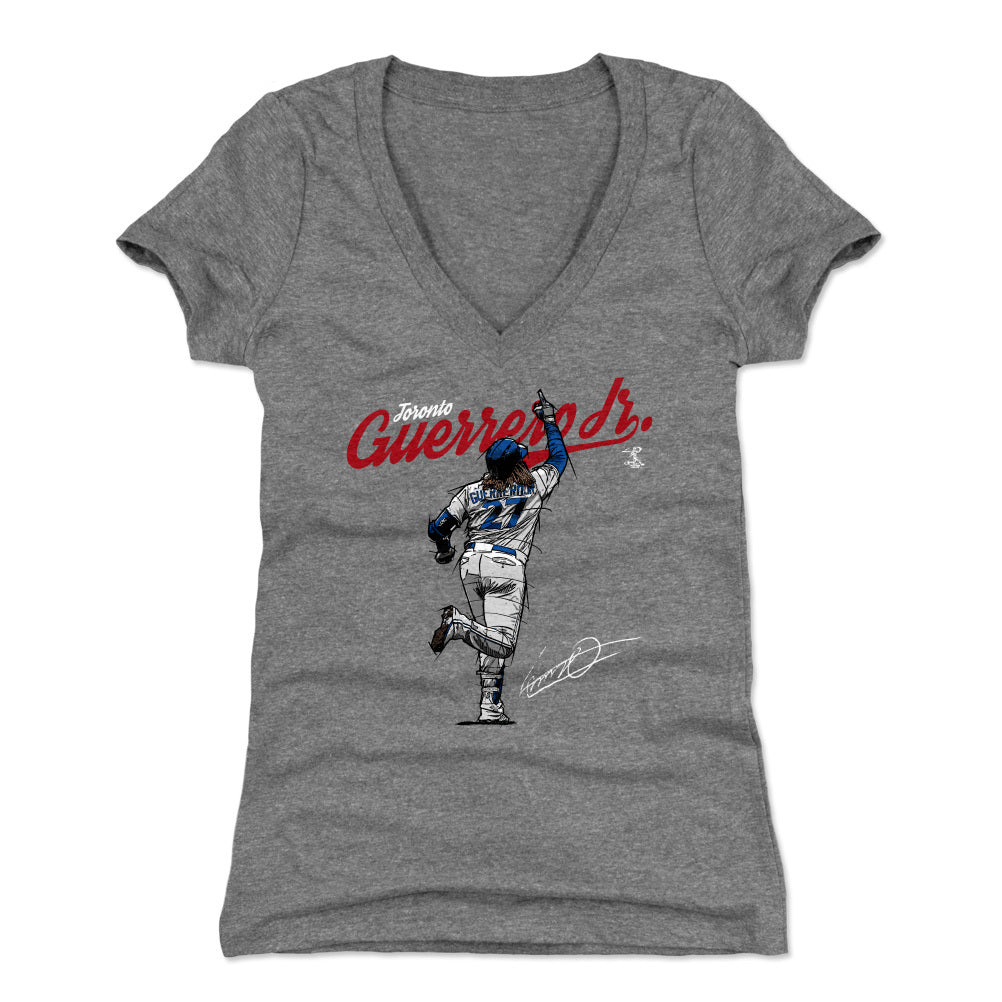 Vladimir Guerrero Jr. Women's V-Neck T-Shirt | 500 LEVEL