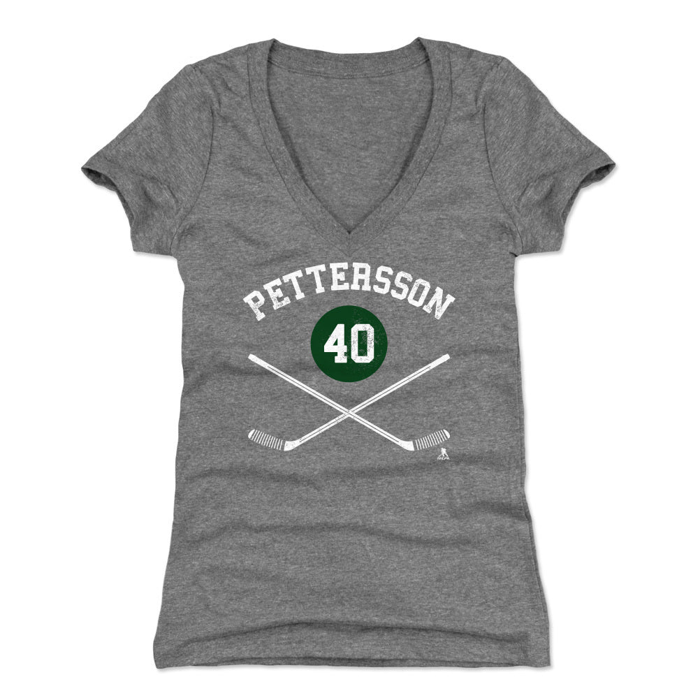 Elias Pettersson Women's V-Neck T-Shirt | 500 LEVEL