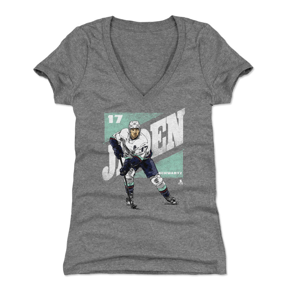 Jaden Schwartz Women's V-Neck T-Shirt | 500 LEVEL