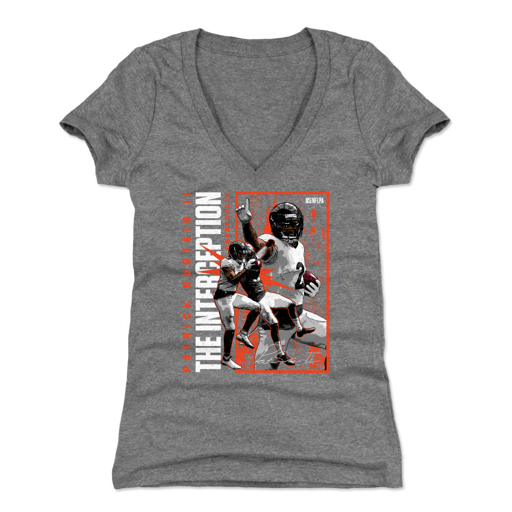 Patrick Surtain II Women's V-Neck T-Shirt | 500 LEVEL