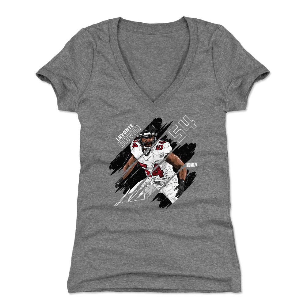 Lavonte David Women's V-Neck T-Shirt | 500 LEVEL