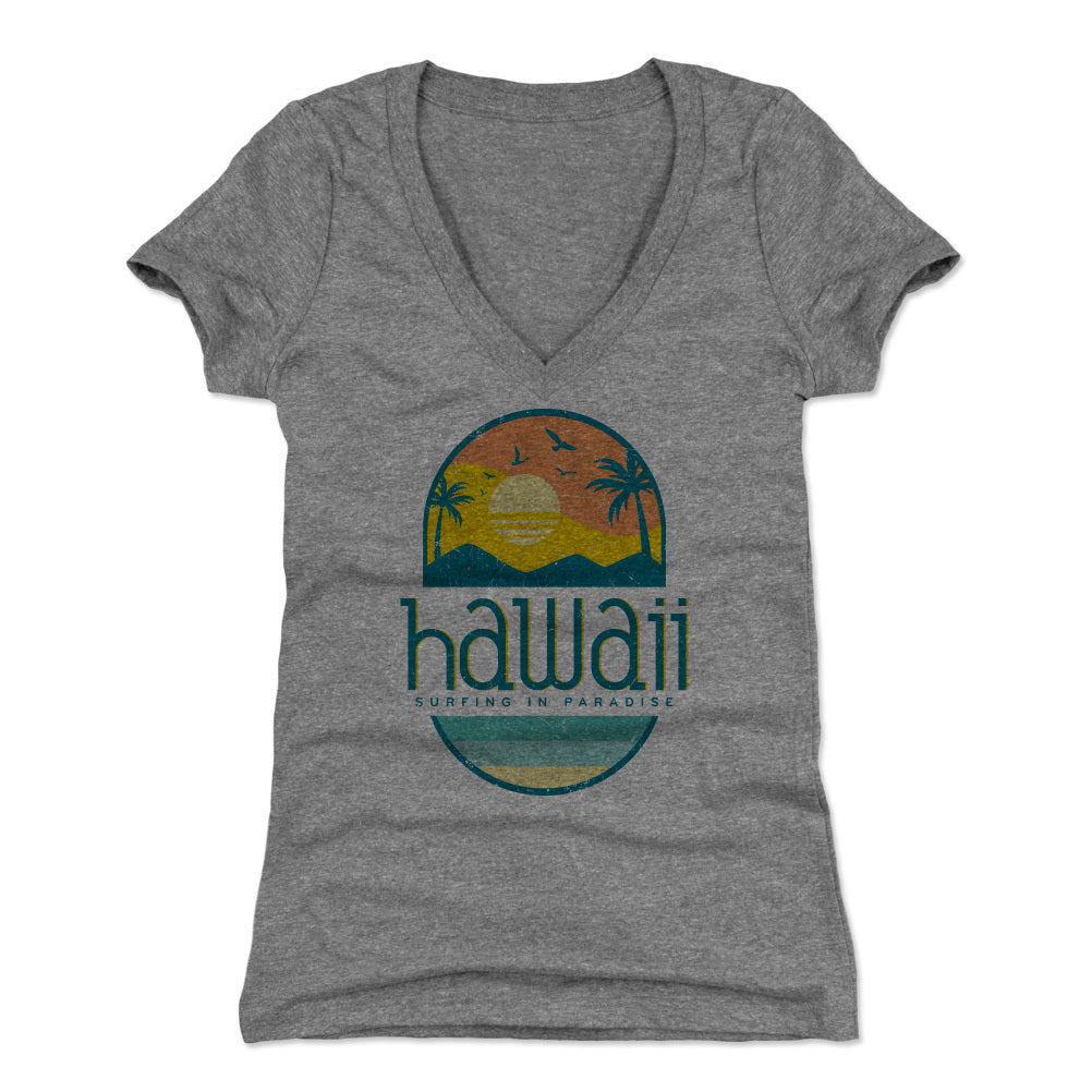 Hawaii Women's V-Neck T-Shirt | 500 LEVEL