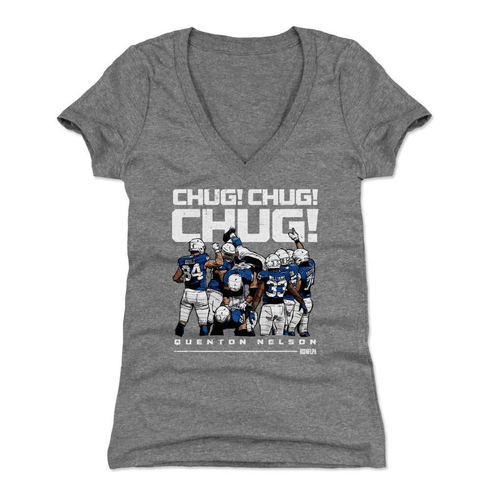 Quenton Nelson Women's V-Neck T-Shirt | 500 LEVEL