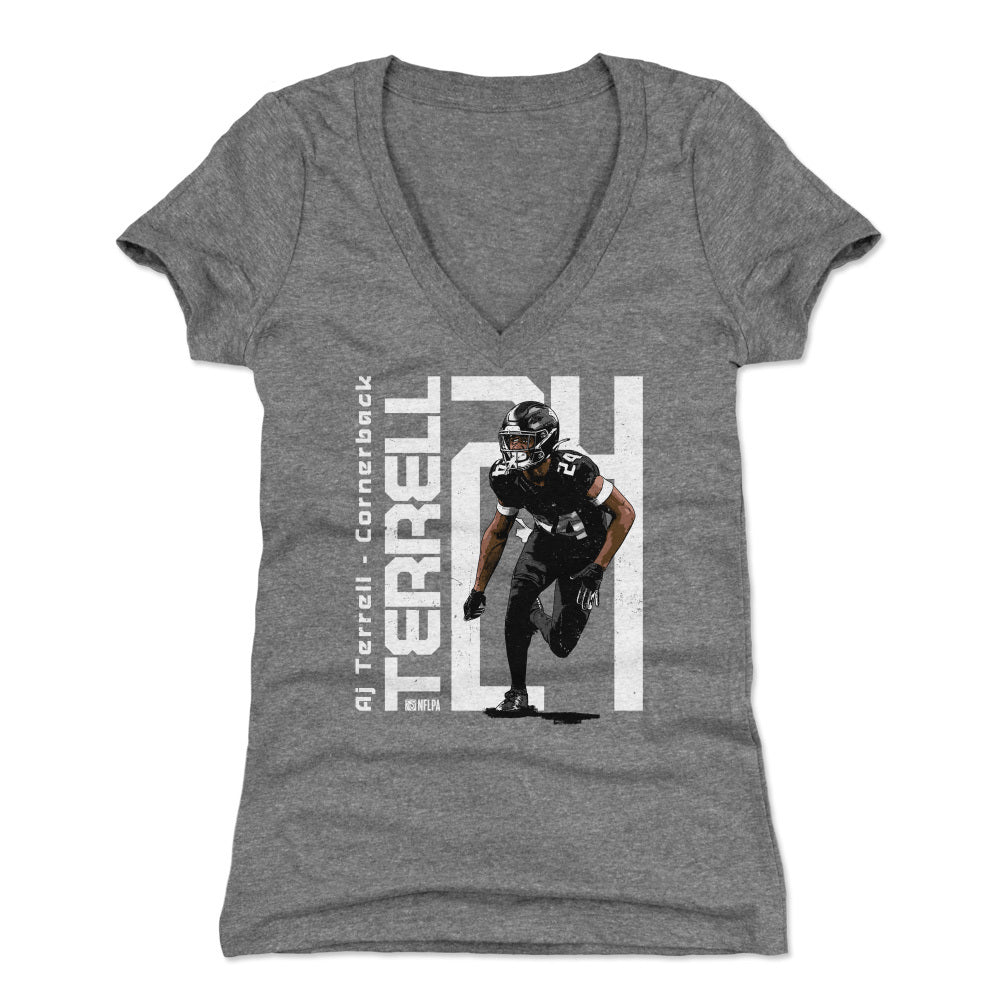 A.J. Terrell Women's V-Neck T-Shirt | 500 LEVEL