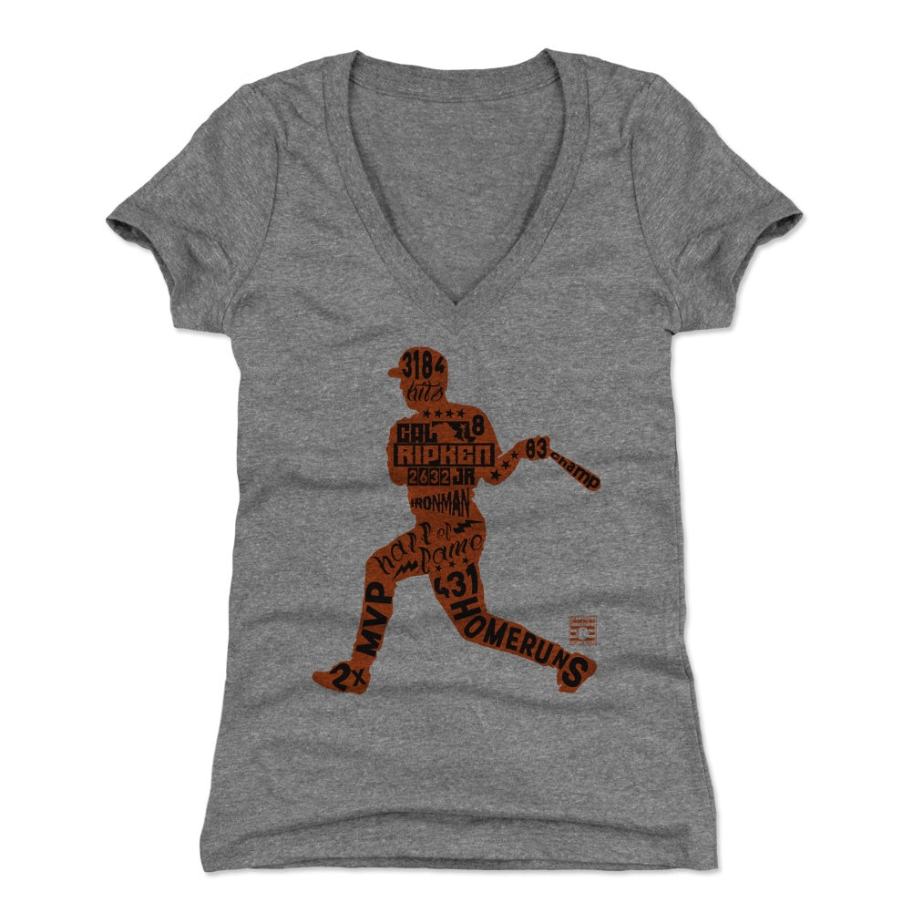 Cal Ripken Jr. Women's V-Neck T-Shirt | 500 LEVEL