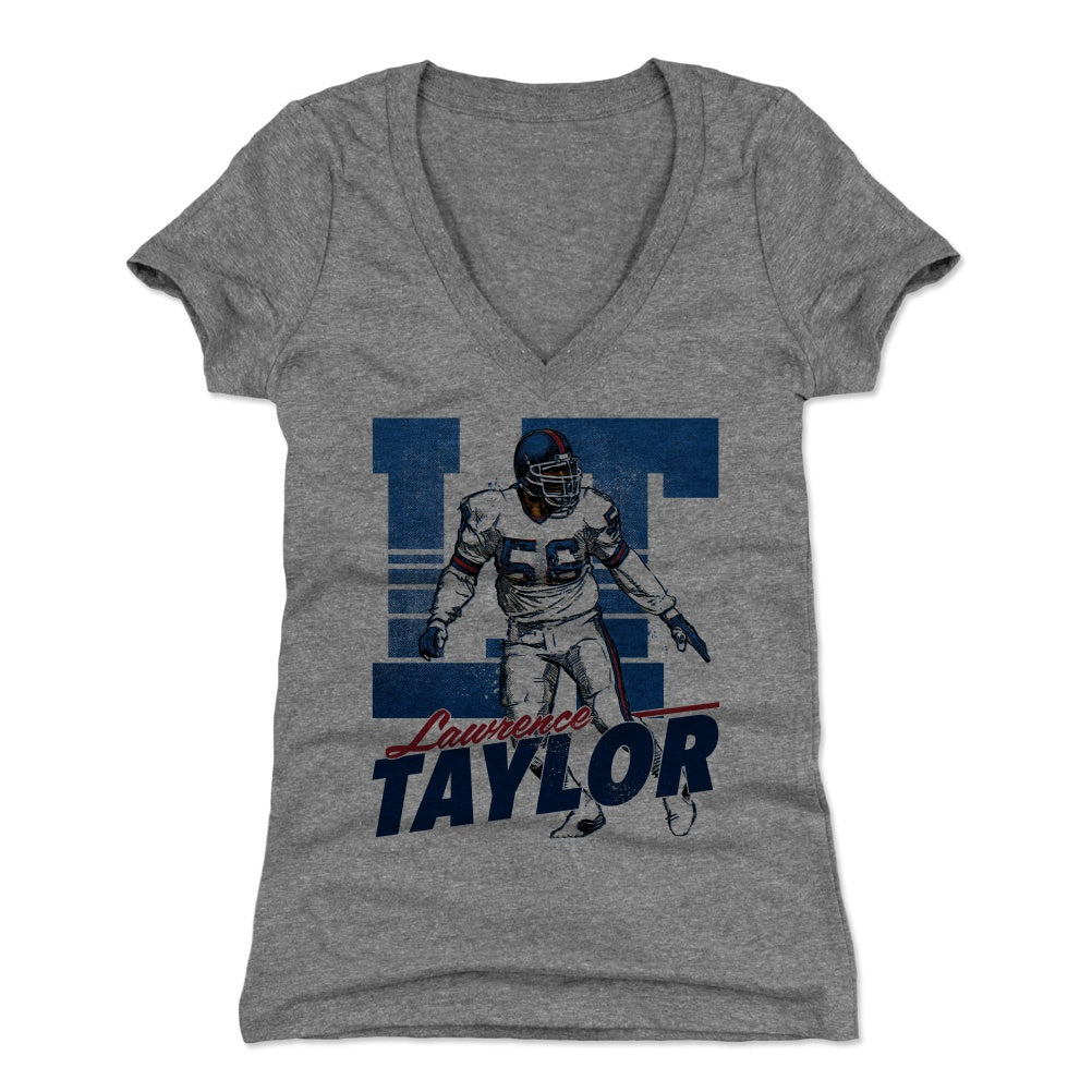 Lawrence Taylor Women's V-Neck T-Shirt | 500 LEVEL