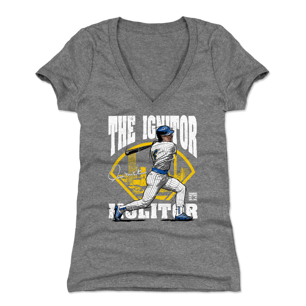 Paul Molitor Women's V-Neck T-Shirt | 500 LEVEL