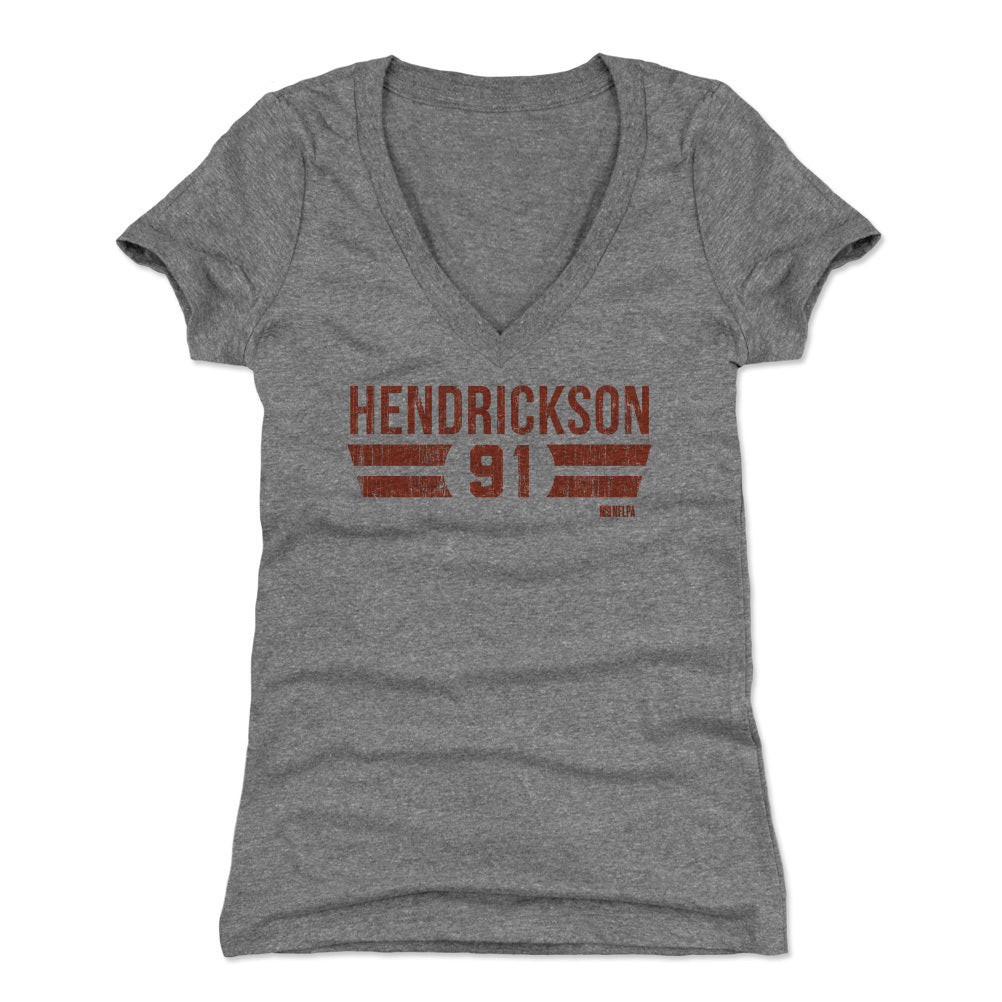 Trey Hendrickson Women's V-Neck T-Shirt | 500 LEVEL