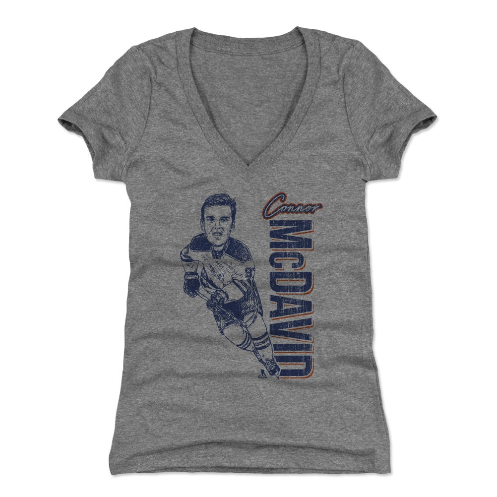 Connor McDavid Women's V-Neck T-Shirt | 500 LEVEL