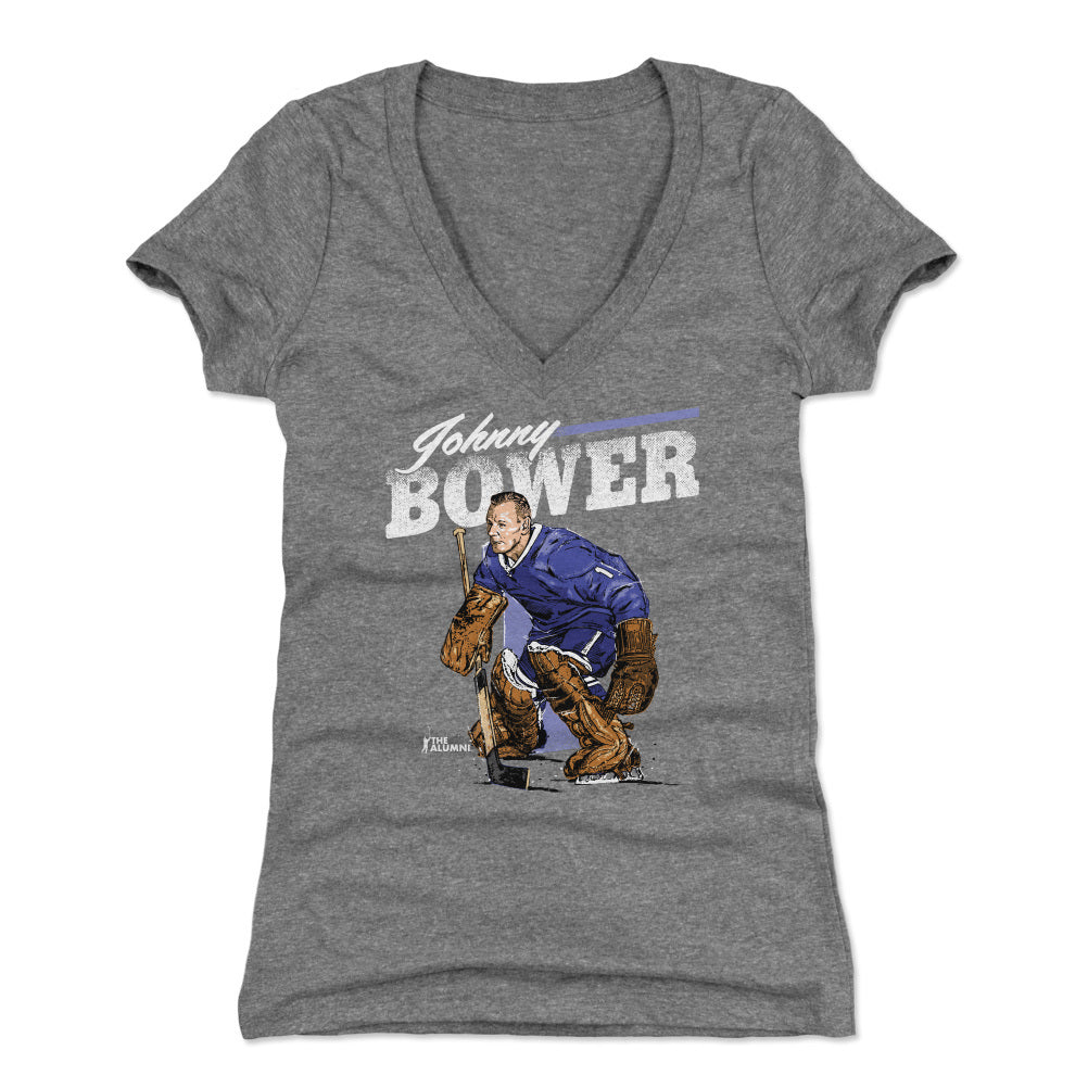 Johnny Bower Women's V-Neck T-Shirt | 500 LEVEL