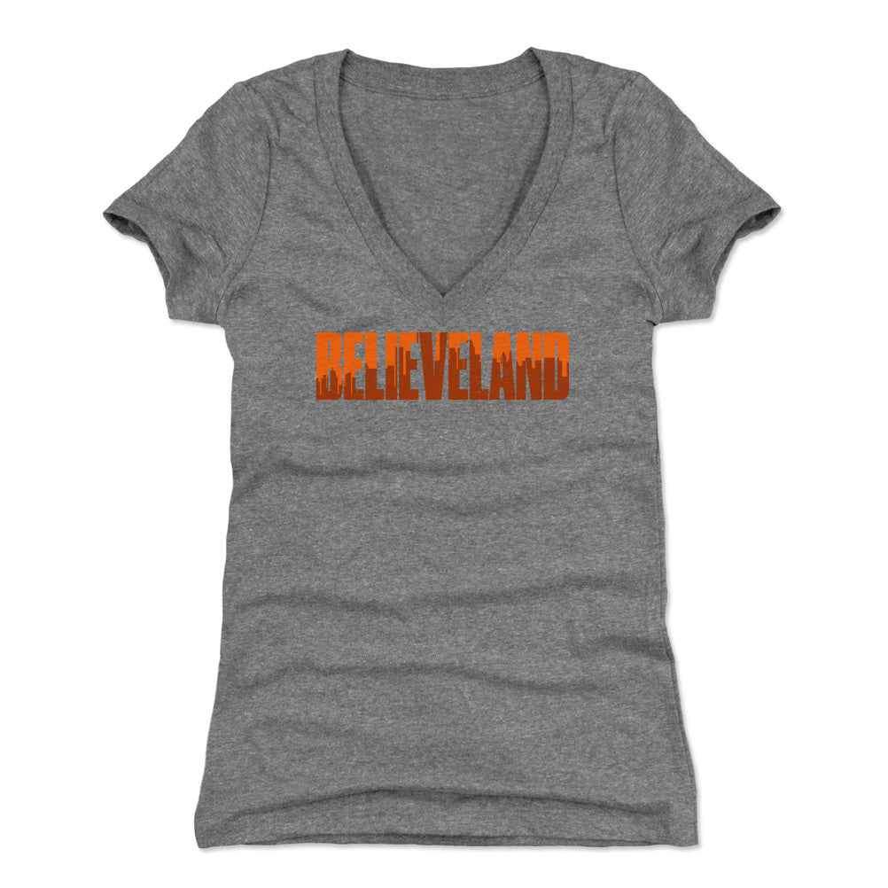 Cleveland Women's V-Neck T-Shirt | 500 LEVEL