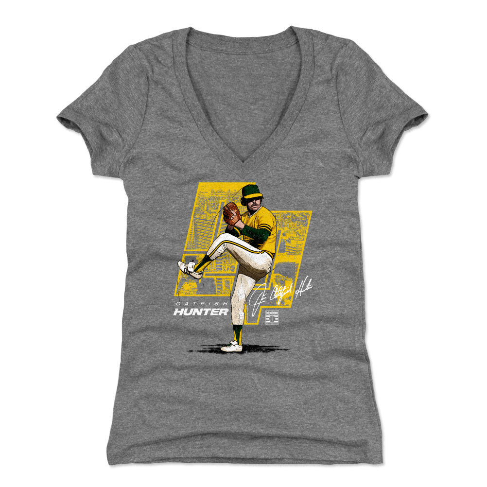 Catfish Hunter Women's V-Neck T-Shirt | 500 LEVEL