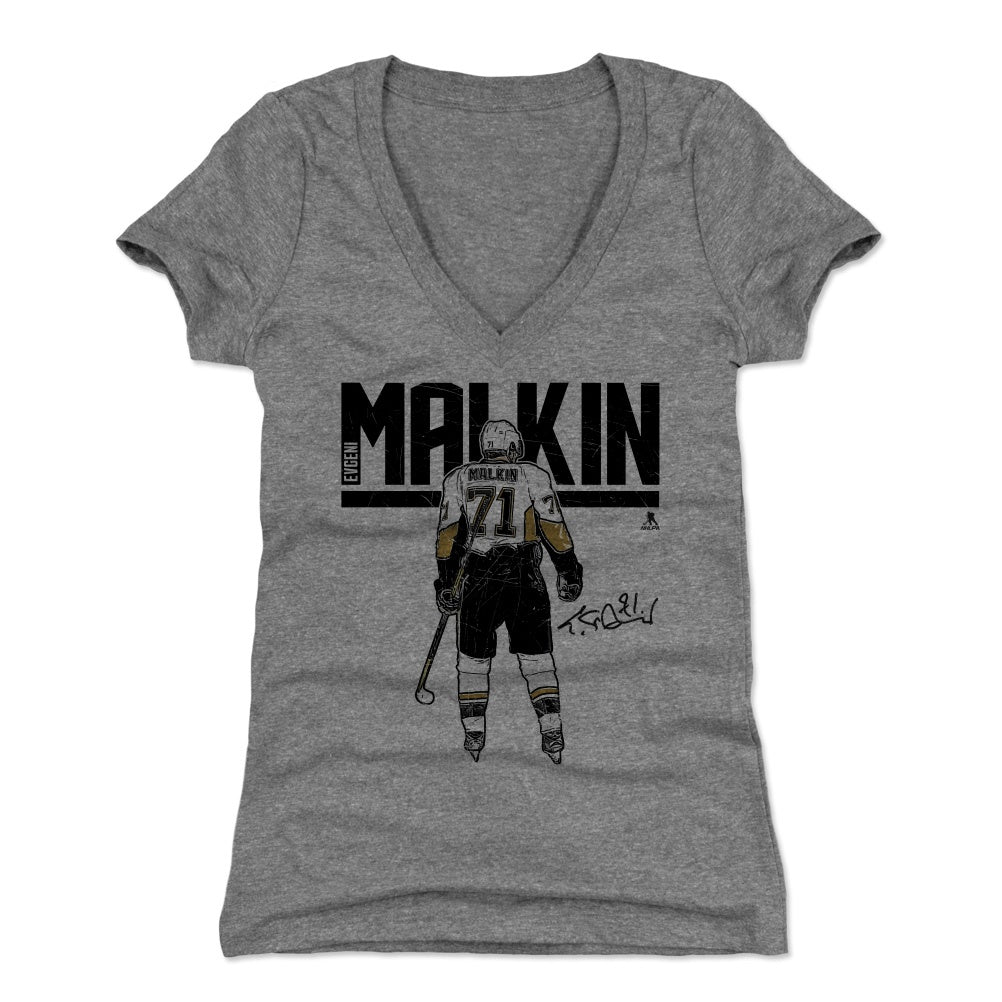 Evgeni Malkin Women's V-Neck T-Shirt | 500 LEVEL