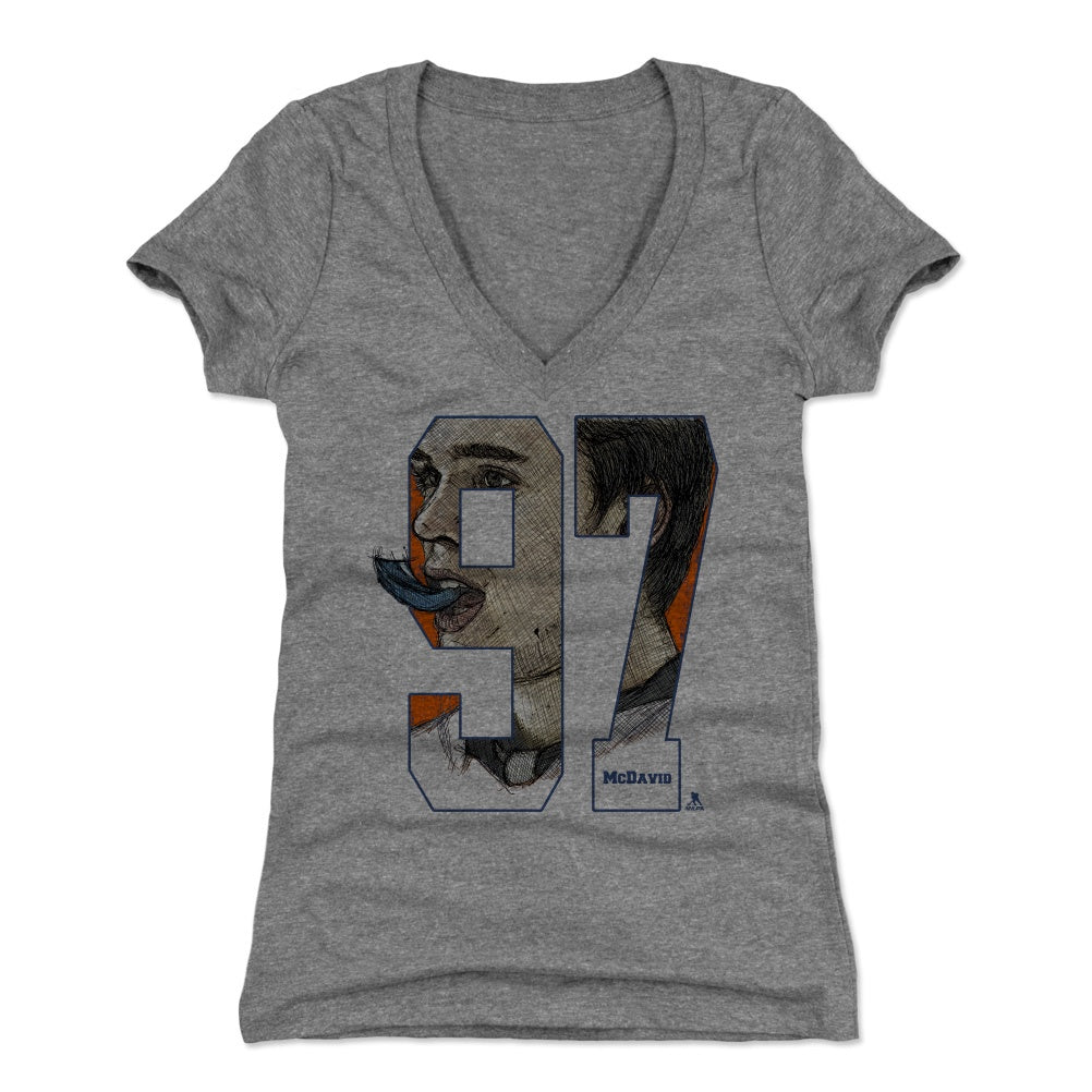 Connor McDavid Women's V-Neck T-Shirt | 500 LEVEL