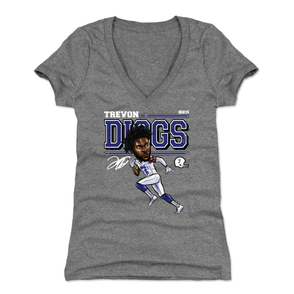 Trevon Diggs Women's V-Neck T-Shirt | 500 LEVEL