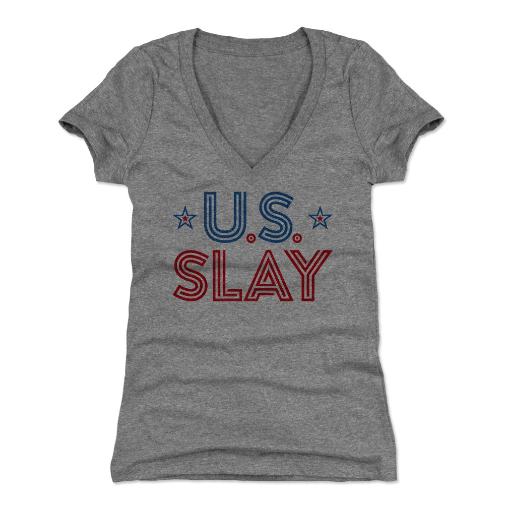 USA Women's V-Neck T-Shirt | 500 LEVEL