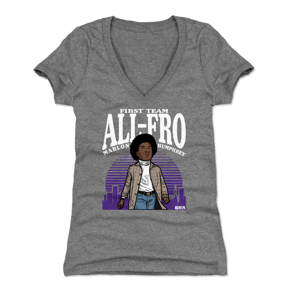 Marlon Humphrey Women's V-Neck T-Shirt | 500 LEVEL