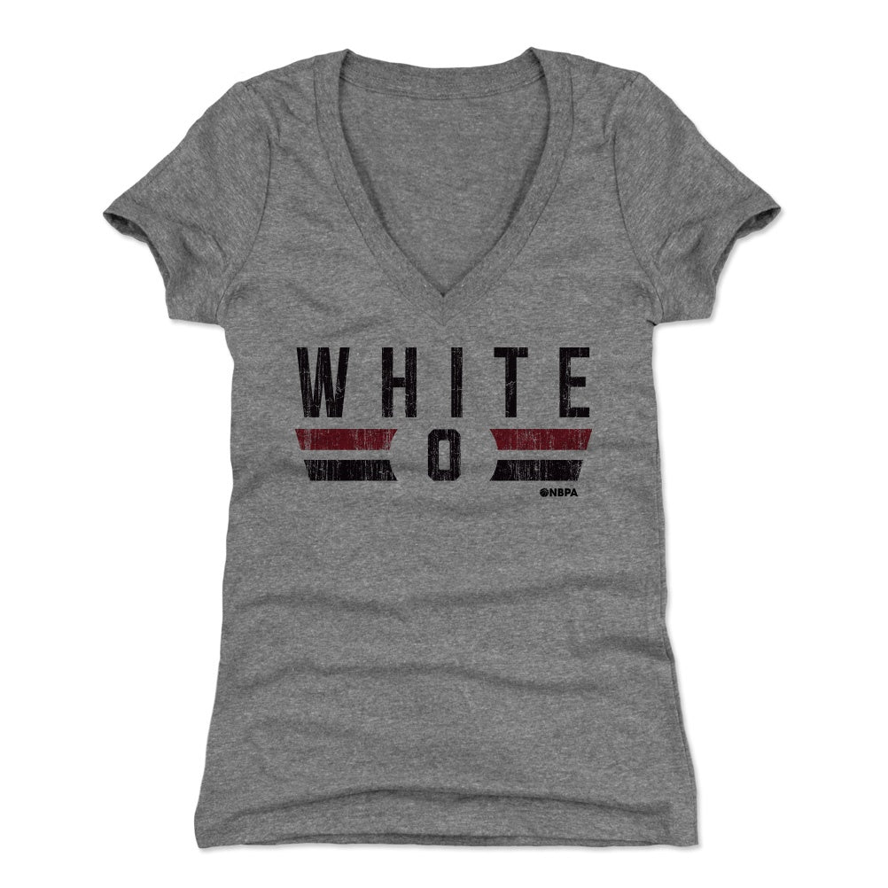 Coby White Women's V-Neck T-Shirt | 500 LEVEL