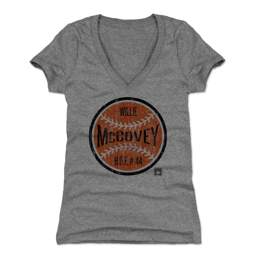 Willie McCovey Women's V-Neck T-Shirt | 500 LEVEL