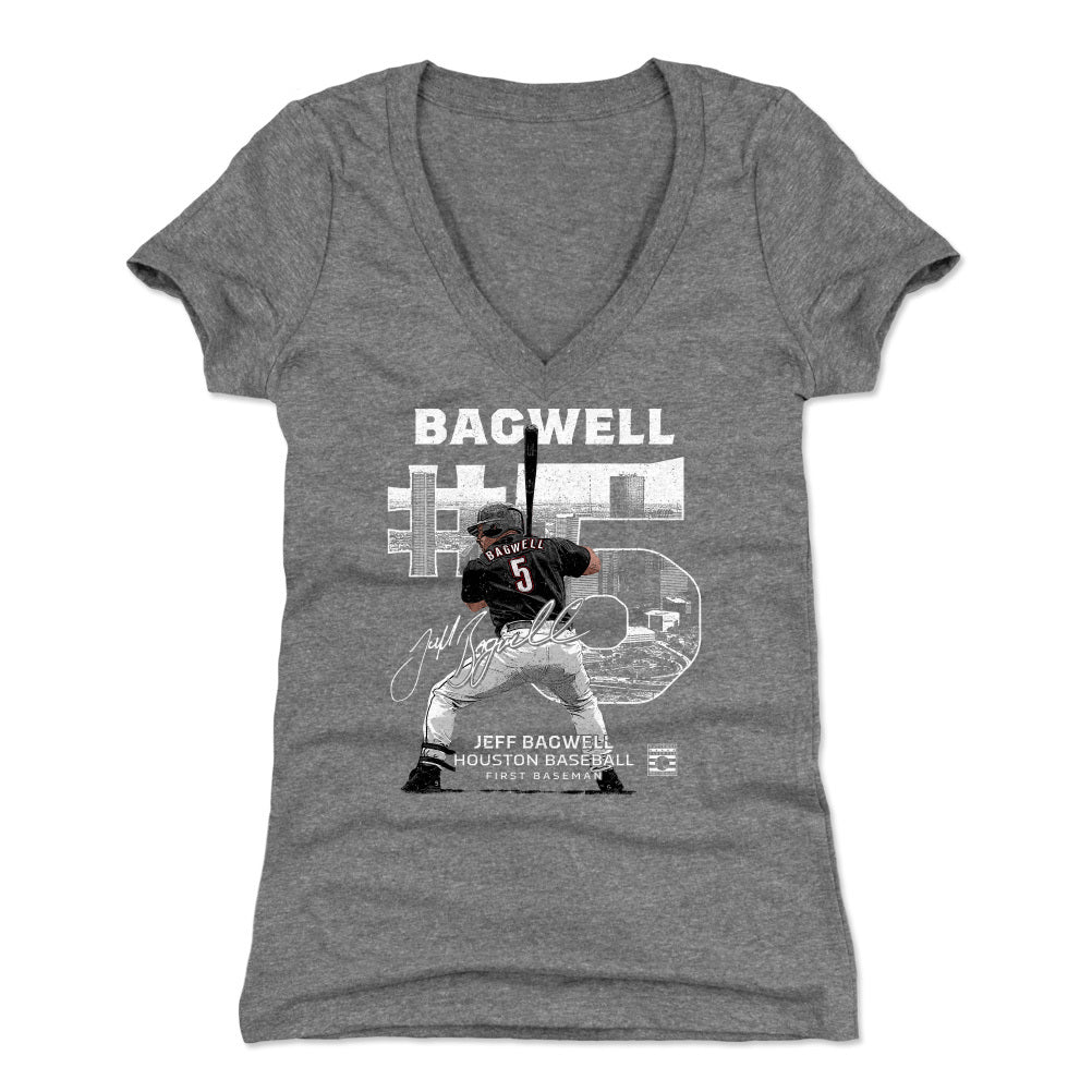 Jeff Bagwell Women's V-Neck T-Shirt | 500 LEVEL