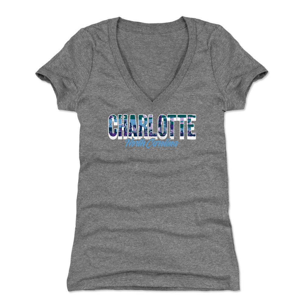 Charlotte Women's V-Neck T-Shirt | 500 LEVEL