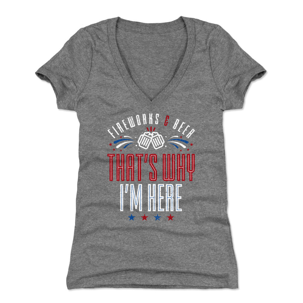 USA Women's V-Neck T-Shirt | 500 LEVEL