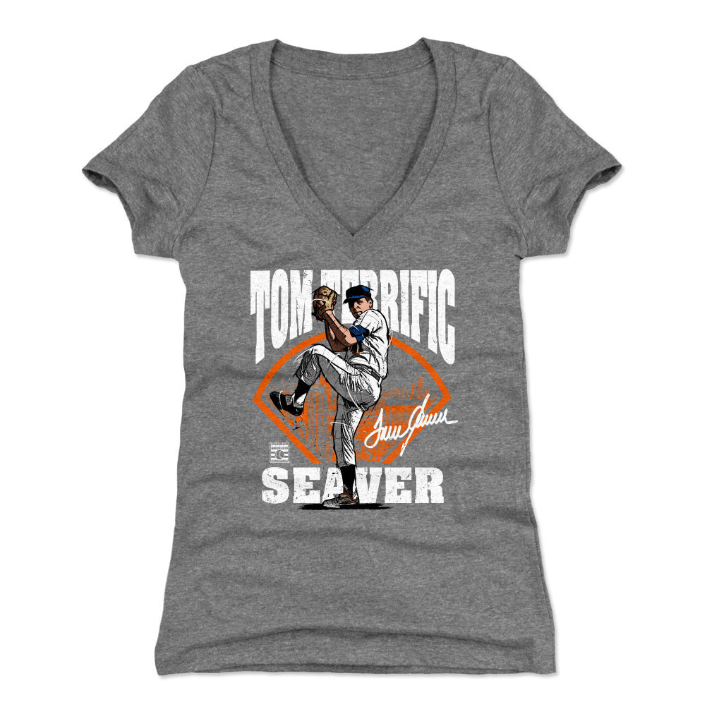 Tom Seaver Women's V-Neck T-Shirt | 500 LEVEL