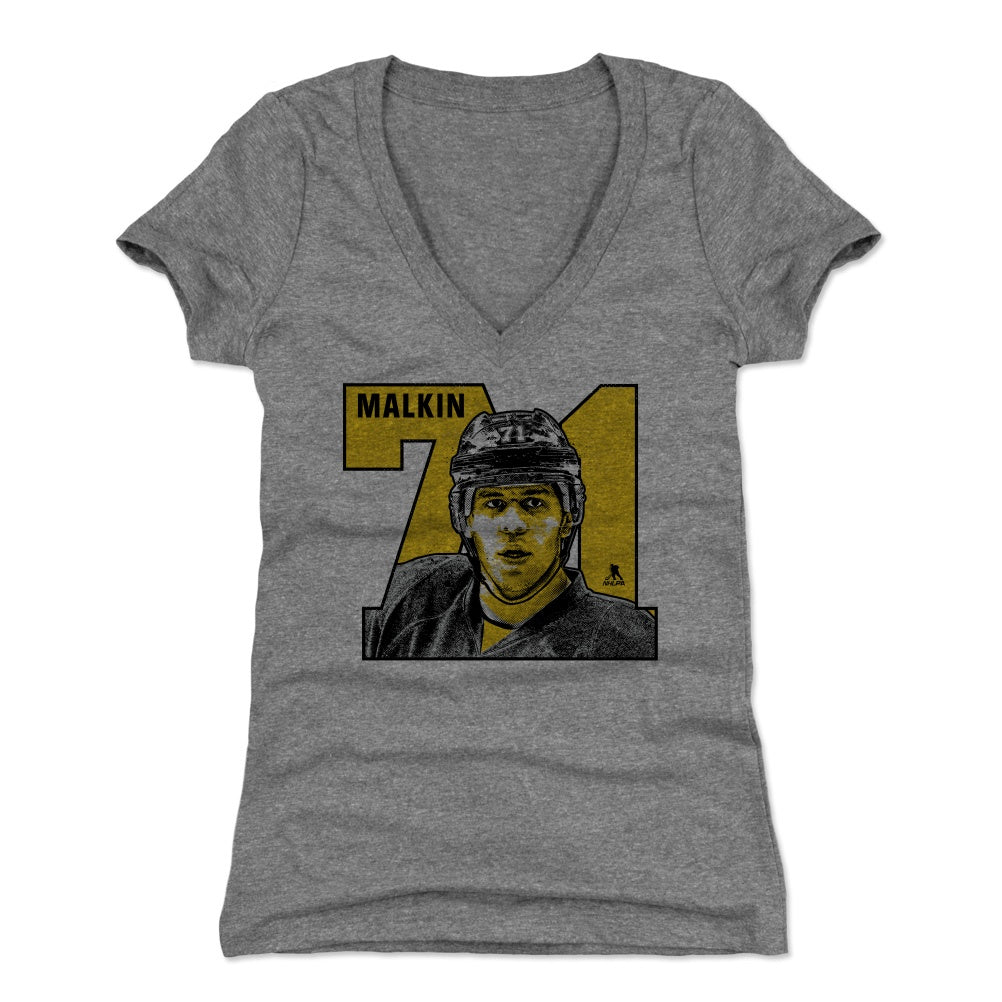 Evgeni Malkin Women's V-Neck T-Shirt | 500 LEVEL