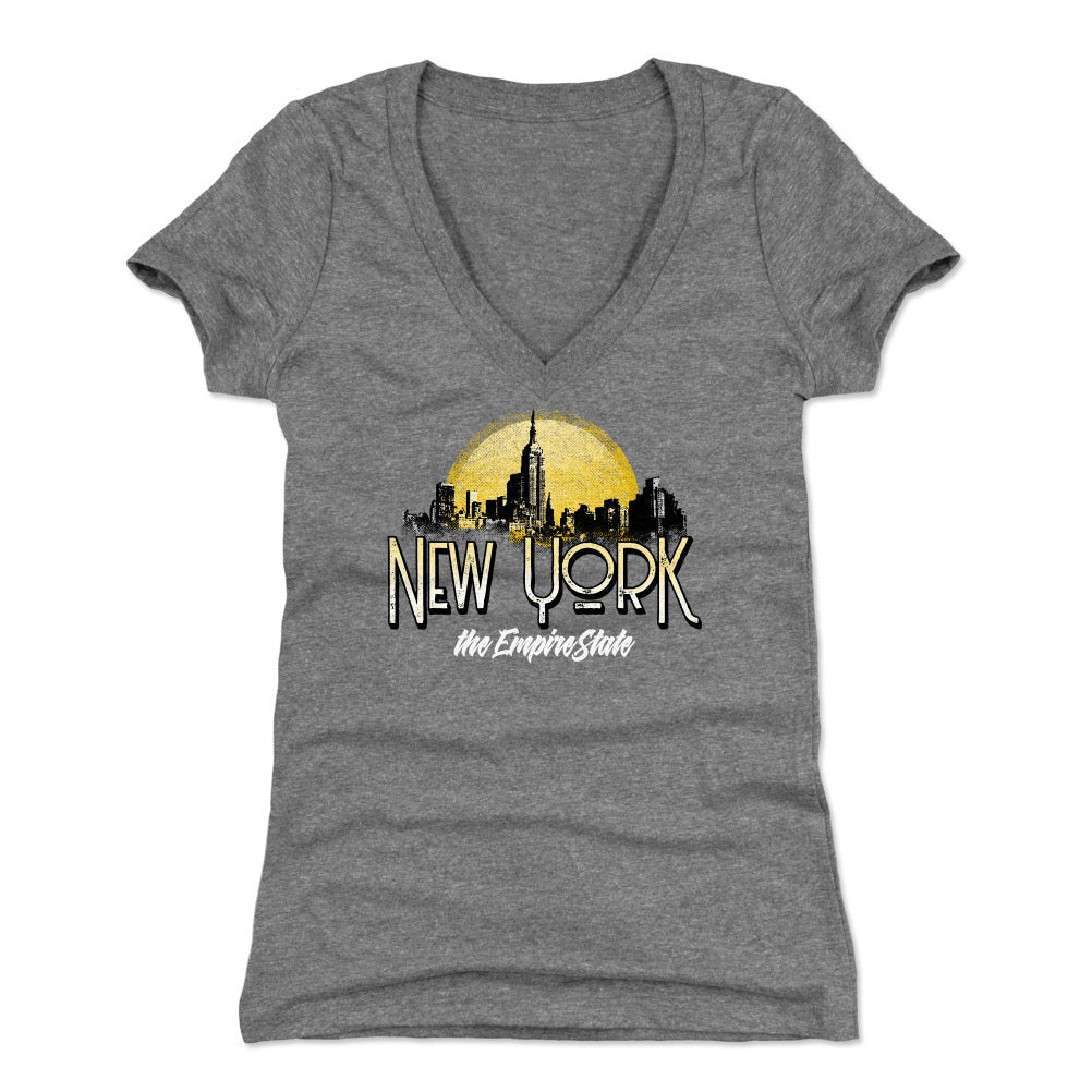 New York Women's V-Neck T-Shirt | 500 LEVEL