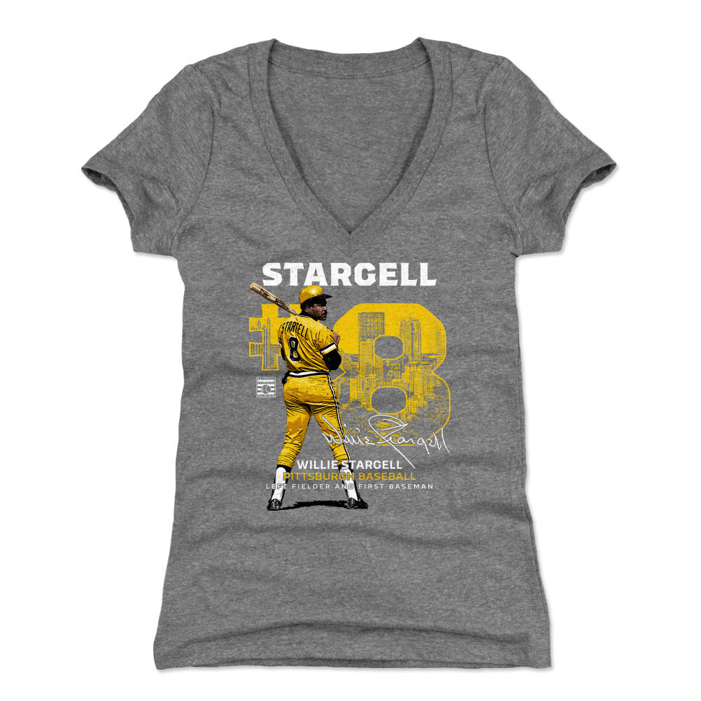 Willie Stargell Women's V-Neck T-Shirt | 500 LEVEL