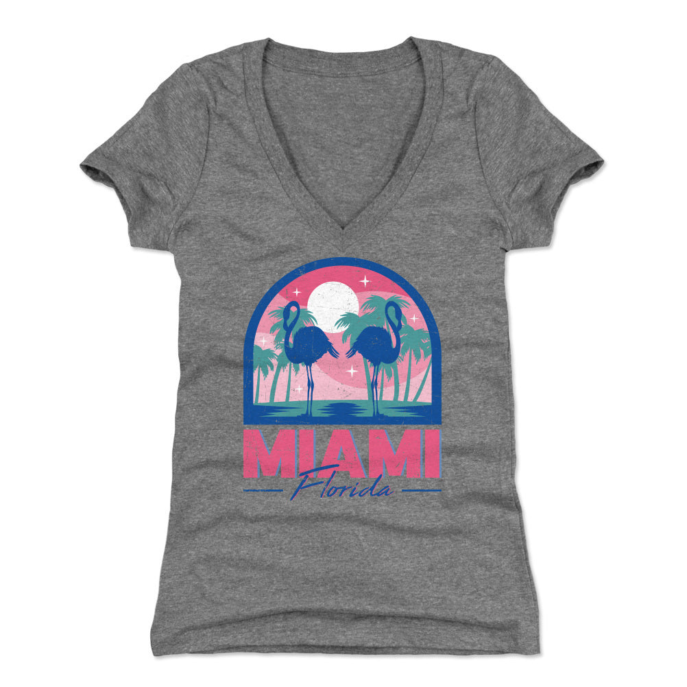 Miami Women's V-Neck T-Shirt | 500 LEVEL