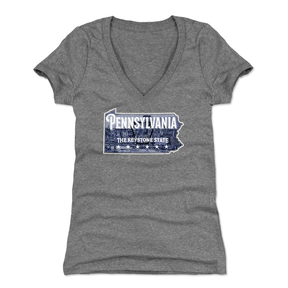 Pennsylvania Women's V-Neck T-Shirt | 500 LEVEL