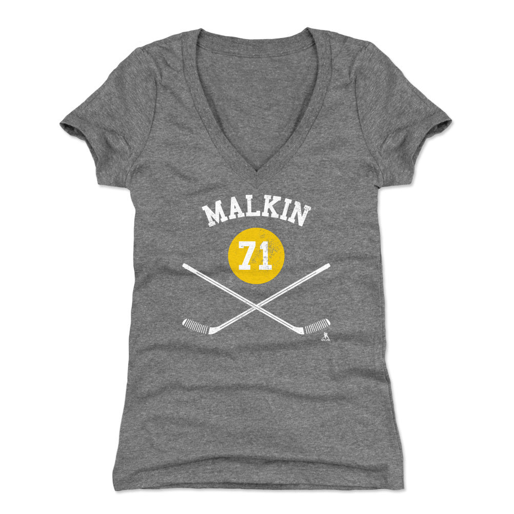Evgeni Malkin Women's V-Neck T-Shirt | 500 LEVEL