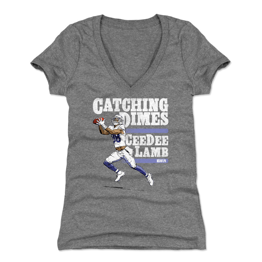 CeeDee Lamb Women's V-Neck T-Shirt | 500 LEVEL