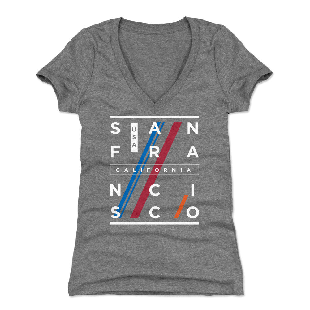 San Francisco Women's V-Neck T-Shirt | 500 LEVEL