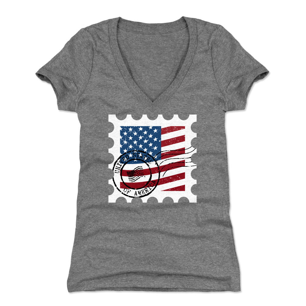 4th of July Women's V-Neck T-Shirt | 500 LEVEL