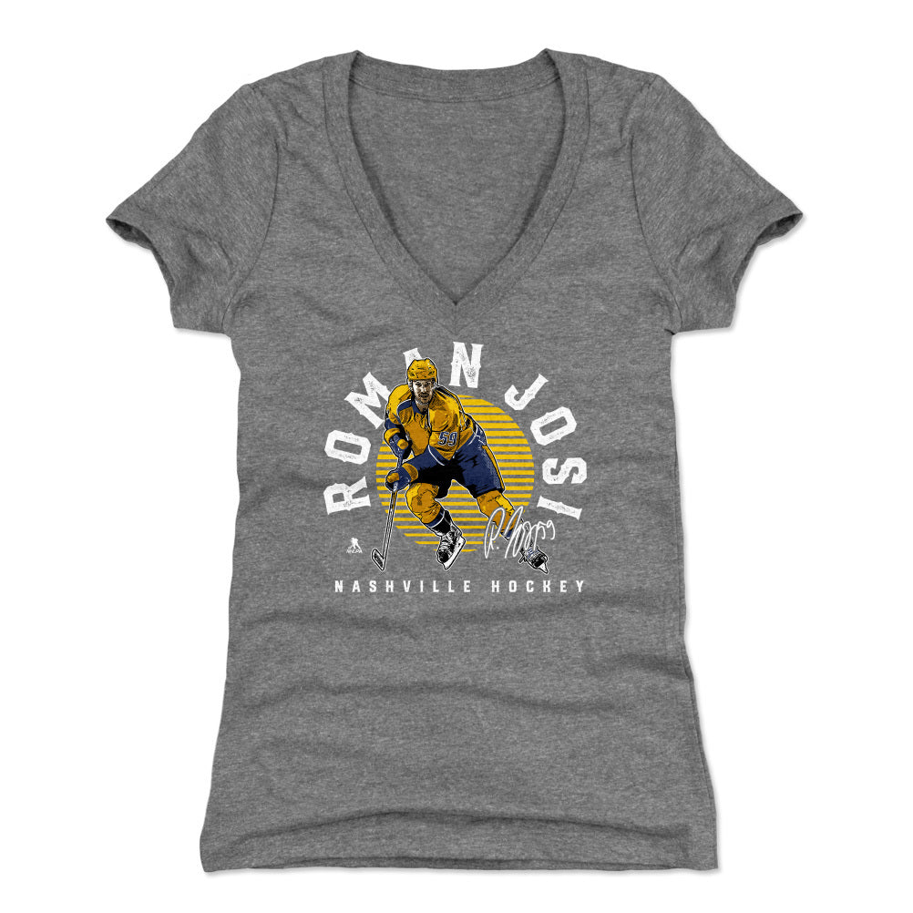 Roman Josi Women's V-Neck T-Shirt | 500 LEVEL