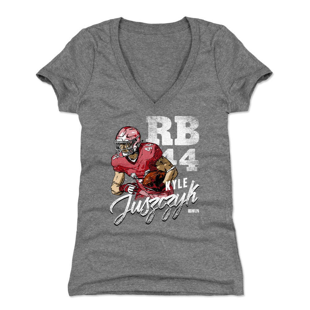 Kyle Juszczyk Women's V-Neck T-Shirt | 500 LEVEL